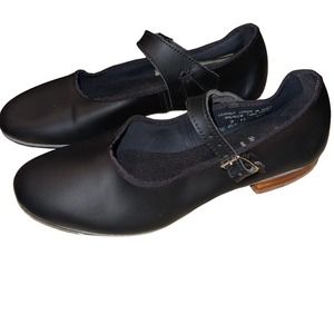 Capezio The Dancemaker Mary Jane Tap Shoe Black Size 3M